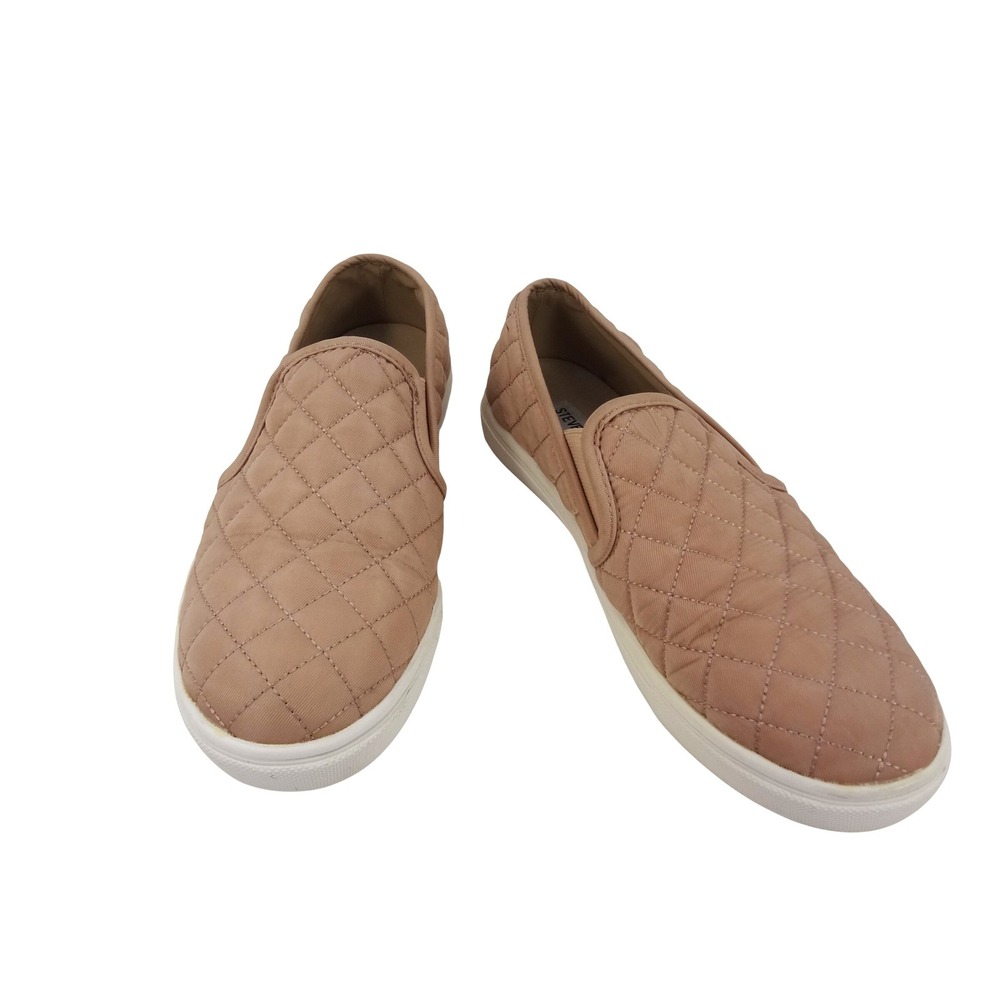 Steve Madden Slip On Dusty Pink Quilted Sneakers Women's 7M